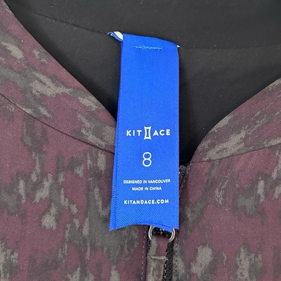 Kit and Ace Silk Nylon Reversible Bomber Jacket- size 8 - Picture 12 of 13